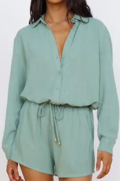 Shirts|Long Sleeve>Seven Wonders Kiana Shirt Sage