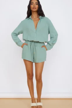 Shirts|Long Sleeve>Seven Wonders Kiana Shirt Sage