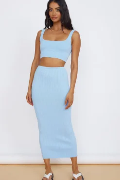 Skirts|Skirt And Top Sets>Seven Wonders Kora Maxi Skirt Sky Blue
