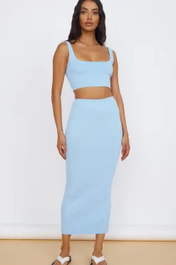 Skirts|Skirt And Top Sets>Seven Wonders Kora Maxi Skirt Sky Blue
