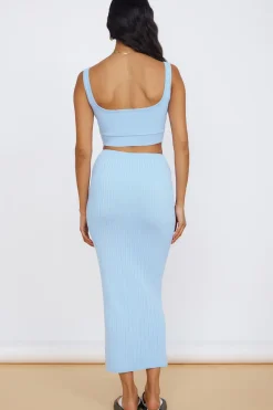 Skirts|Skirt And Top Sets>Seven Wonders Kora Maxi Skirt Sky Blue
