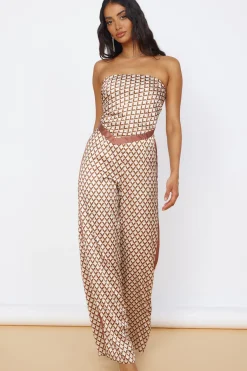 Strapless|Cropped>Seven Wonders Milani Scarf Top Chocolate