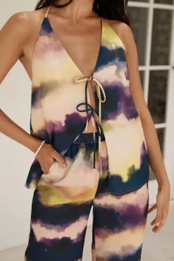 Fashion Tops And Vests|Cropped>Seven Wonders Oasis Top Purple