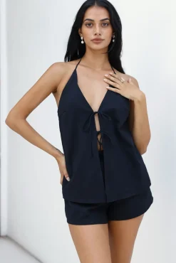 Shorts|Skirt And Top Sets>Hello Molly SEVEN WONDERS Octavia Short Black
