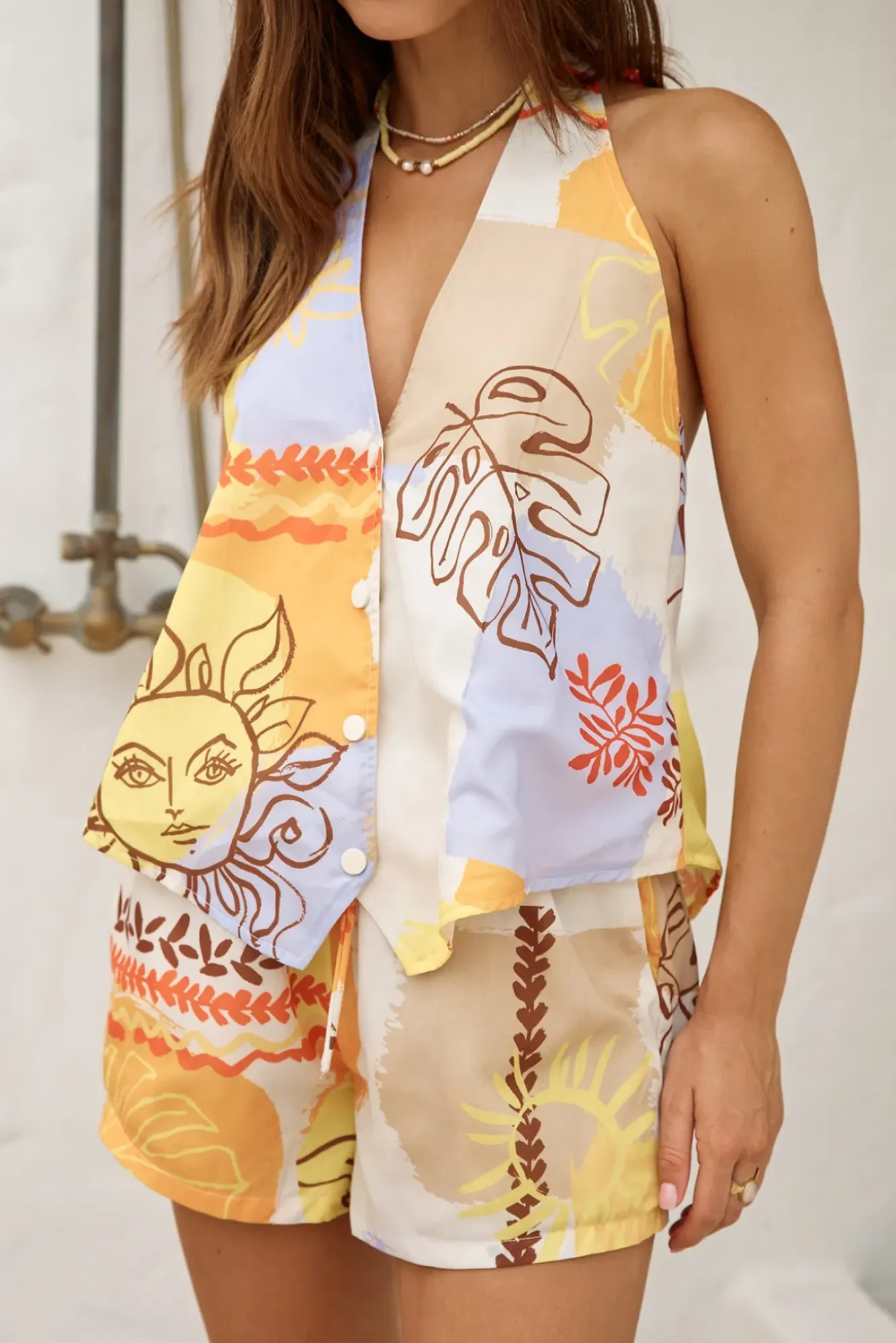 Shorts>Seven Wonders Palama Short Palama Print