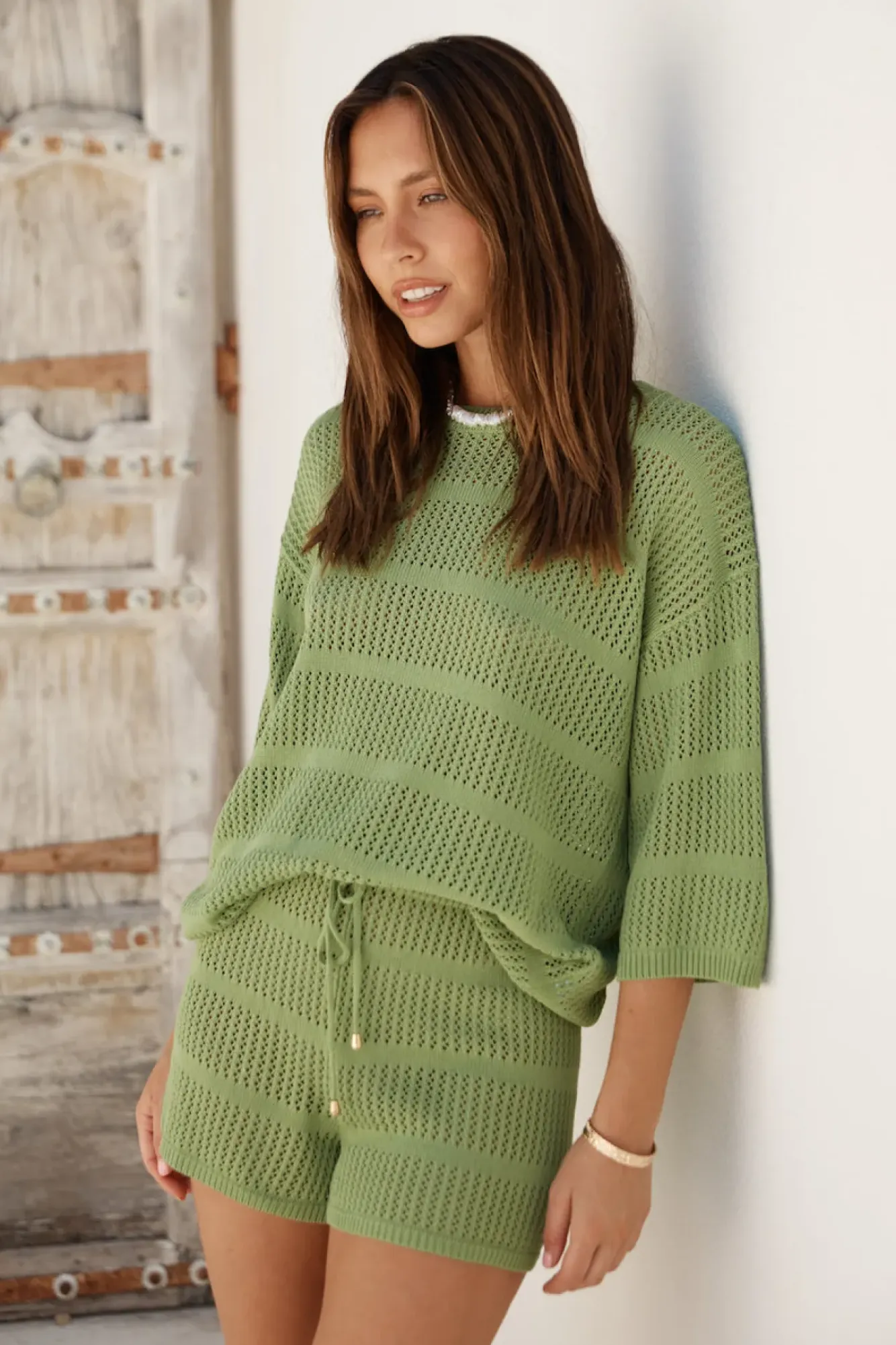 Fashion Tops And Vests|T-Shirts>Seven Wonders Samia Top Apple