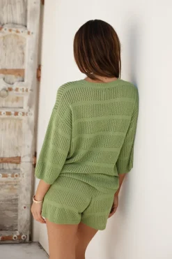 Fashion Tops And Vests|T-Shirts>Seven Wonders Samia Top Apple