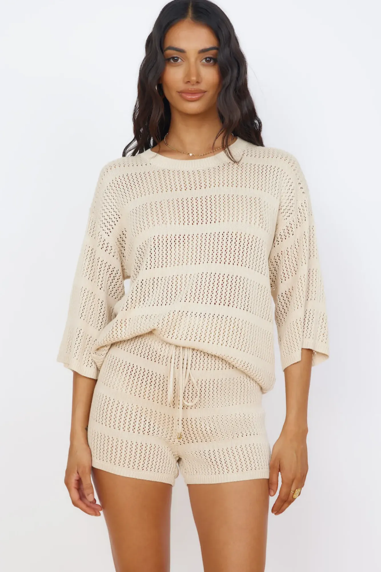 T-Shirts|Shirts>Seven Wonders Samia Top Sand