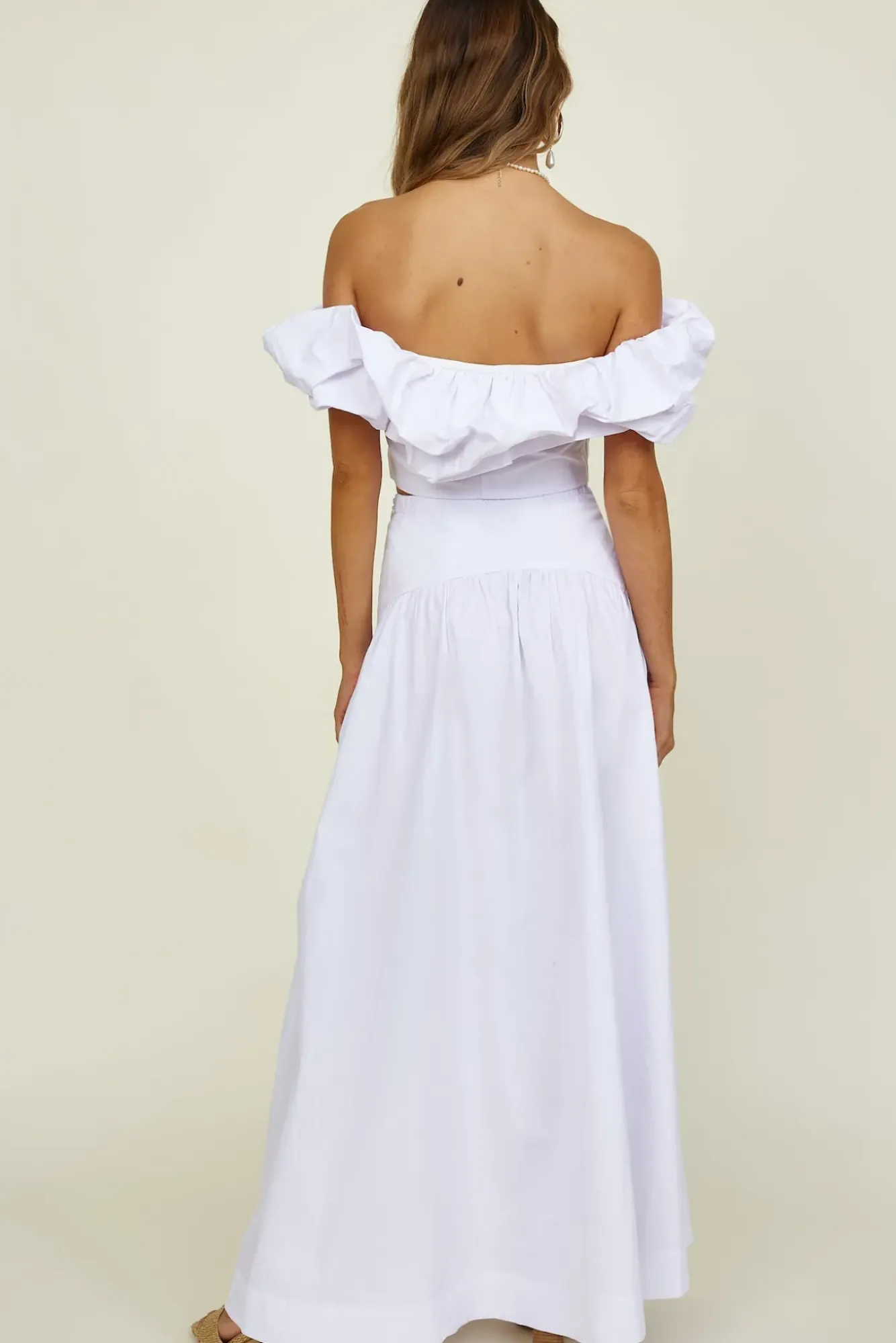 Skirts|Skirt And Top Sets>Seven Wonders Savannah Maxi Skirt White