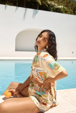 Shorts>Seven Wonders Sola Short Agata Print