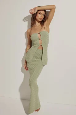 Skirts|Skirt And Top Sets>Seven Wonders Wataya Maxi Skirt Sage