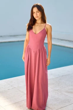 Wedding Guest Dresses|Cocktail Dresses>Seven Wonders Zephy Maxi Dress Rose