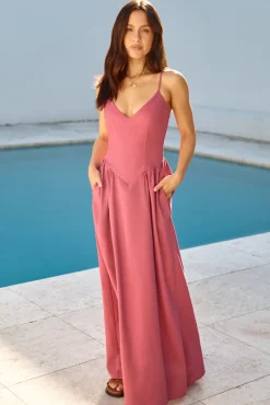 Wedding Guest Dresses|Cocktail Dresses>Seven Wonders Zephy Maxi Dress Rose