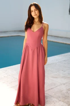 Wedding Guest Dresses|Cocktail Dresses>Seven Wonders Zephy Maxi Dress Rose