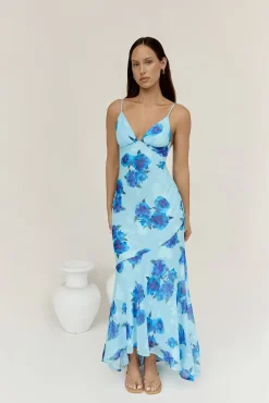 Wedding Guest Dresses|Cocktail Dresses>Hello Molly Shine Bright Maxi Dress Blue