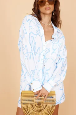 Long Sleeve|Cropped>Hello Molly Shining Lights Set Blue
