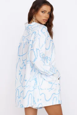 Long Sleeve|Cropped>Hello Molly Shining Lights Set Blue