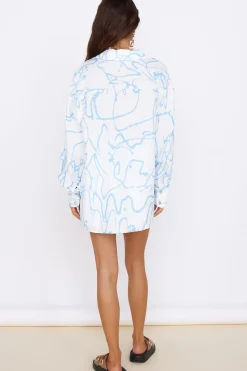 Long Sleeve|Cropped>Hello Molly Shining Lights Set Blue