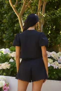 Two-Piece Shorts Set>Hello Molly Sienna Lee Set Black