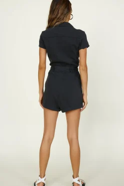 Rompers>Hello Molly Sightseeing Romper Black