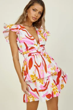 Mini Dresses>Hello Molly Simple Pleasures Dress Pink