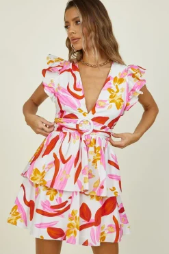 Mini Dresses>Hello Molly Simple Pleasures Dress Pink