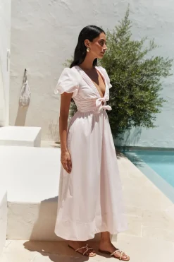 Wedding Guest Dresses|Cocktail Dresses>Hello Molly Simple Story Maxi Dress Pink