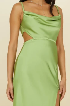 Wedding Guest Dresses|Formal Dresses>Hello Molly Simply Karma Midi Dress Green