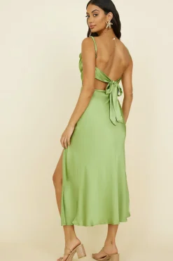 Wedding Guest Dresses|Formal Dresses>Hello Molly Simply Karma Midi Dress Green