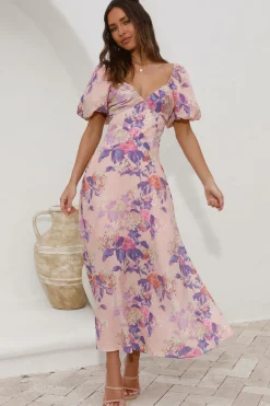 Maxi Dresses>Hello Molly Sing Along Maxi Dress Pink