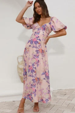 Maxi Dresses>Hello Molly Sing Along Maxi Dress Pink