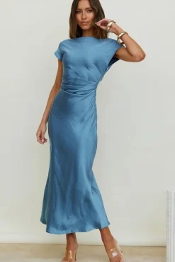 Formal Dresses|Bridesmaid Dresses>Hello Molly Siren Melody Maxi Dress Blue