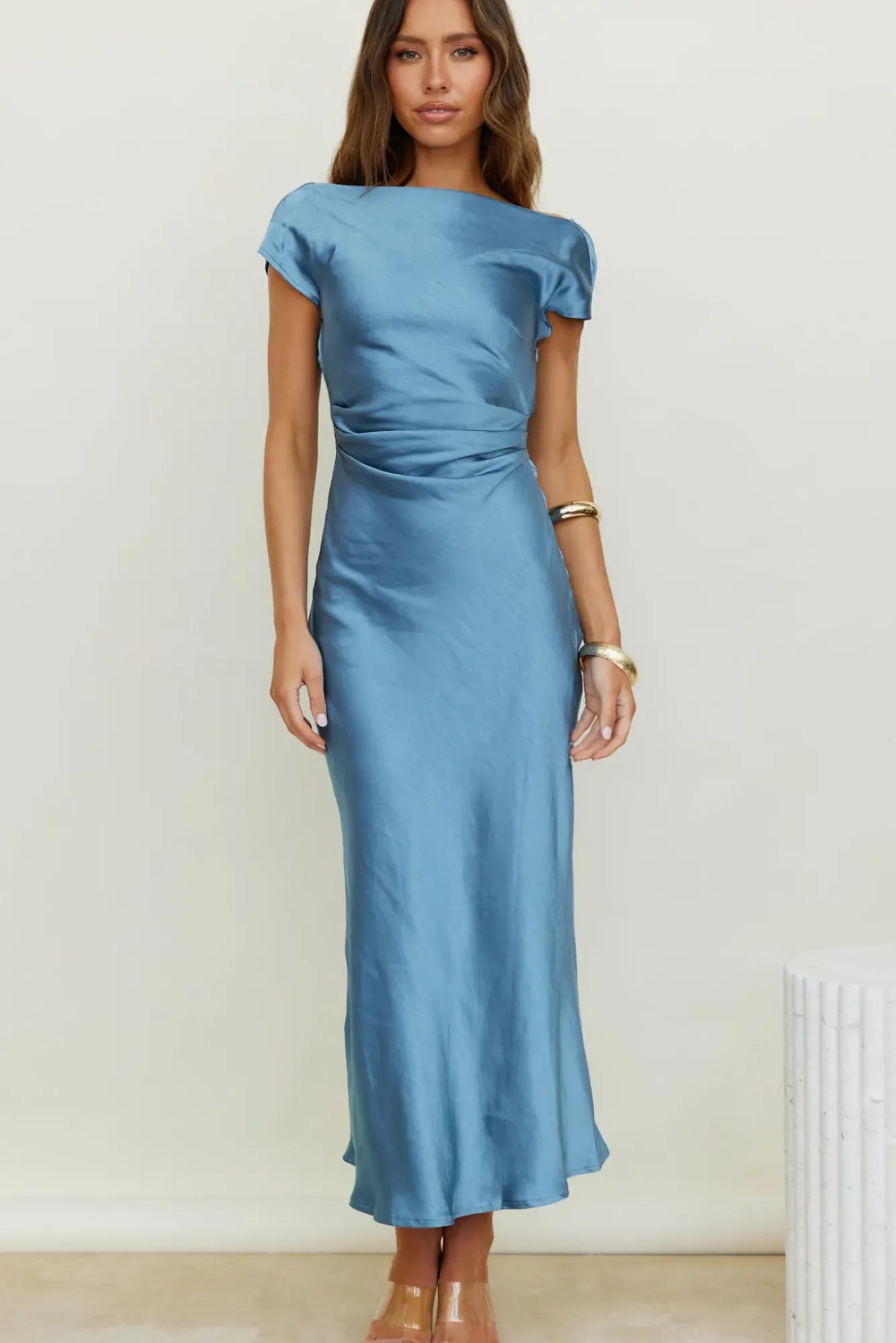 Formal Dresses|Bridesmaid Dresses>Hello Molly Siren Melody Maxi Dress Blue