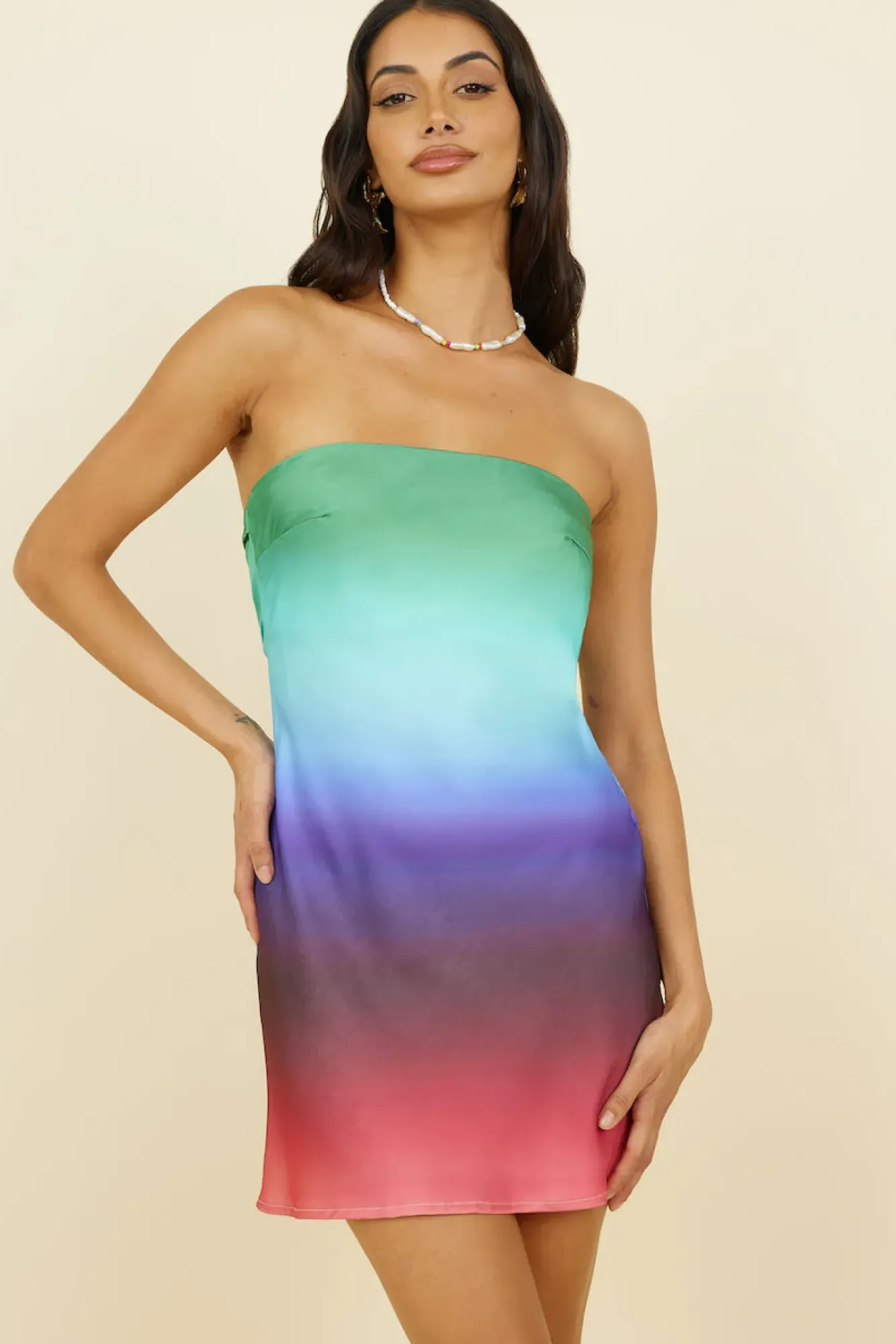 Spring Break Dresses|Summer Dresses>Hello Molly Smiles All-Round Dress Multi
