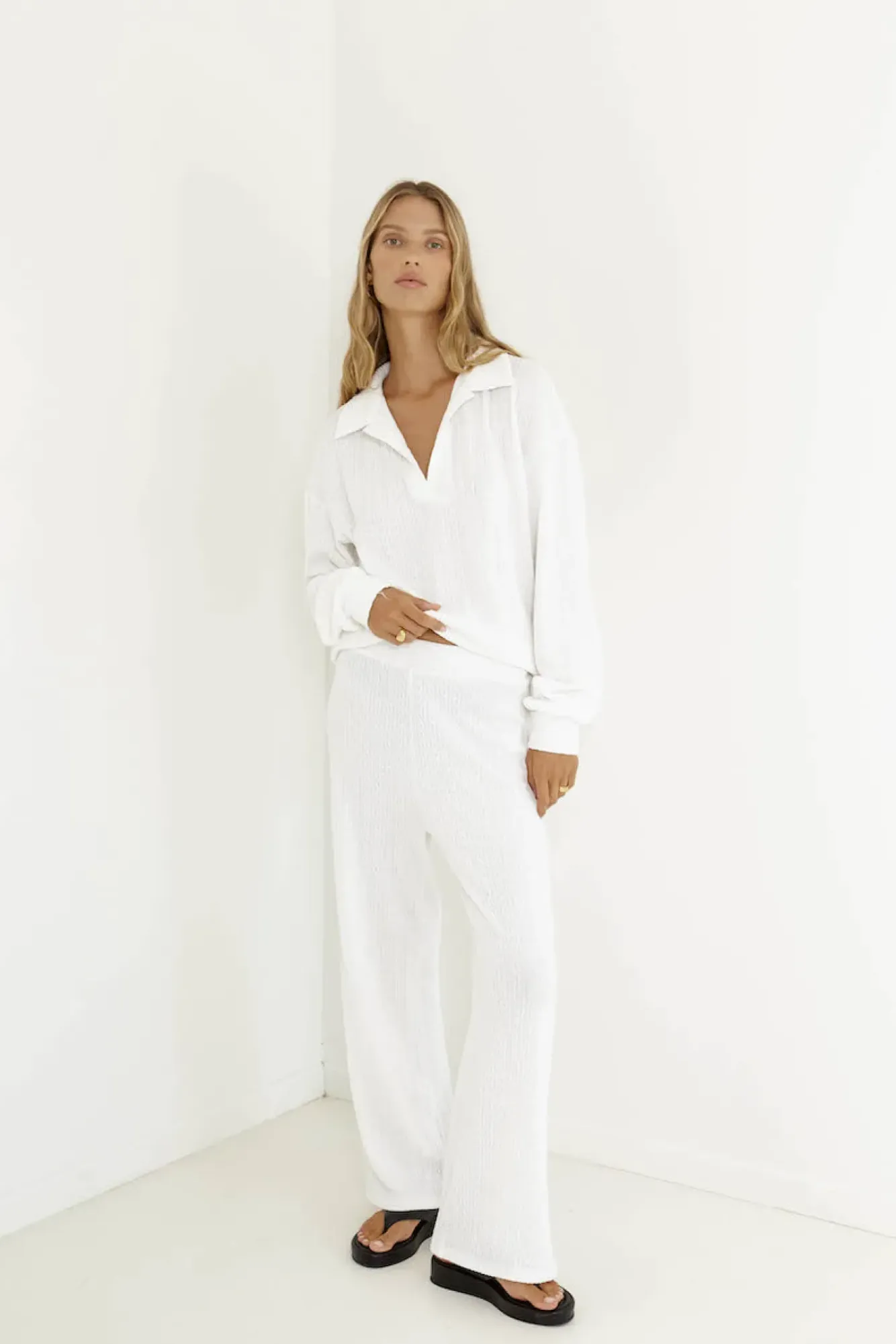 Pants>SNDYS Avery Pant White