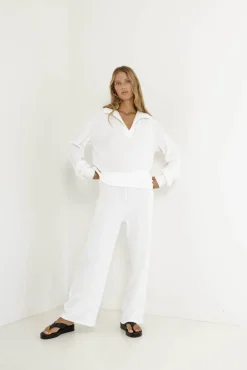 Pants>SNDYS Avery Pant White