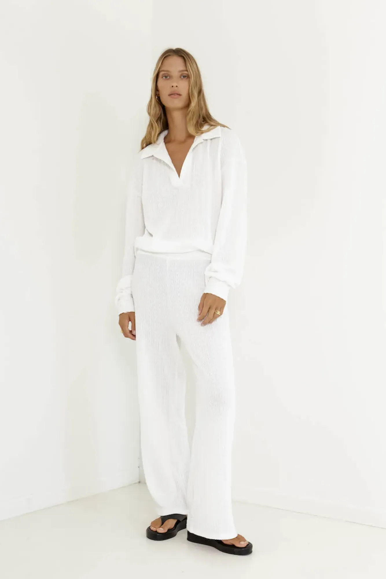 Pants>SNDYS Avery Pant White
