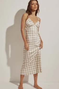 Date Night Dresses|Multipattern Dresses>SNDYS Camilla Dress Check Print