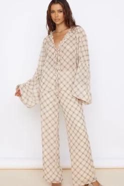 Pants>SNDYS Candice Pant Check Print