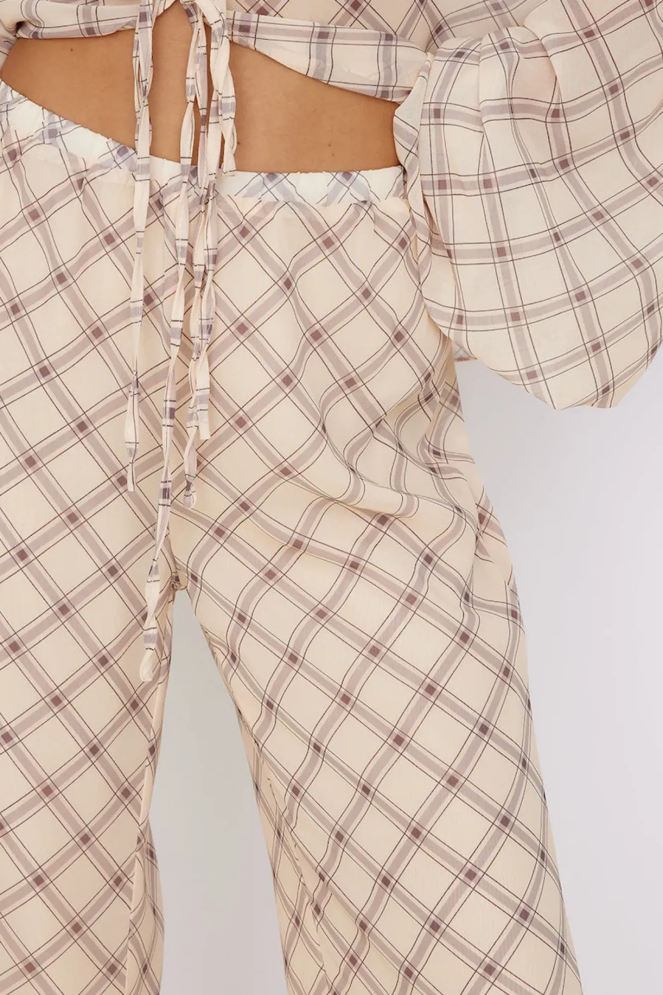 Pants>SNDYS Candice Pant Check Print