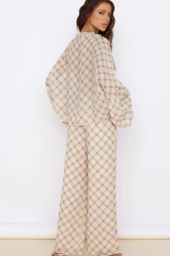 Pants>SNDYS Candice Pant Check Print