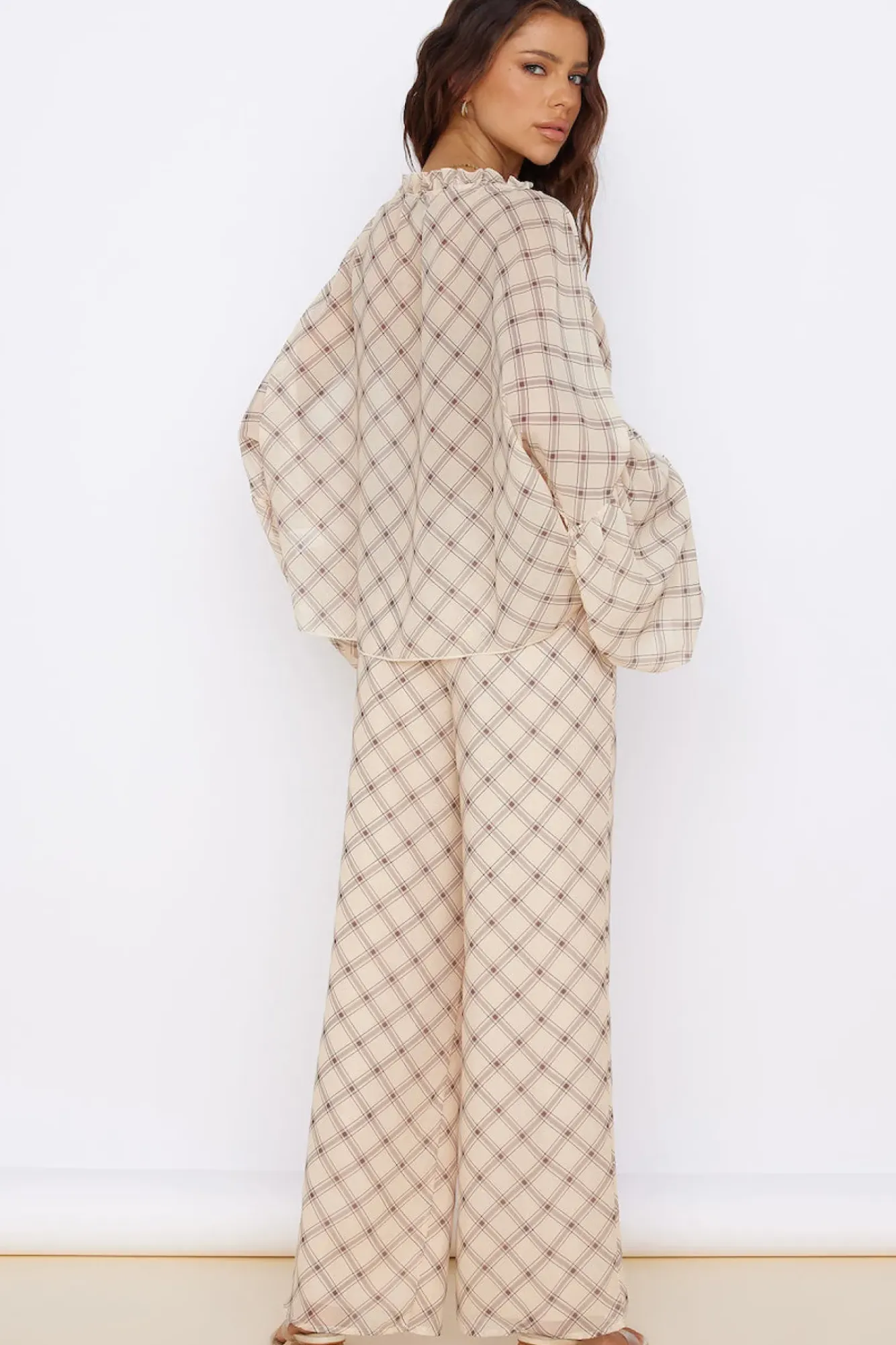 Pants>SNDYS Candice Pant Check Print