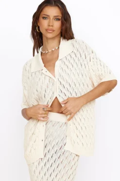 Shirts|Cropped>SNDYS Claire Top Sand