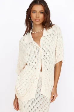 Shirts|Cropped>SNDYS Claire Top Sand