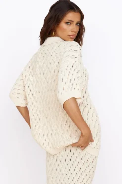 Shirts|Cropped>SNDYS Claire Top Sand