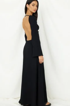 Vacation Dresses|Spring Break Dresses>SNDYS Dahlia Maxi Dress Black