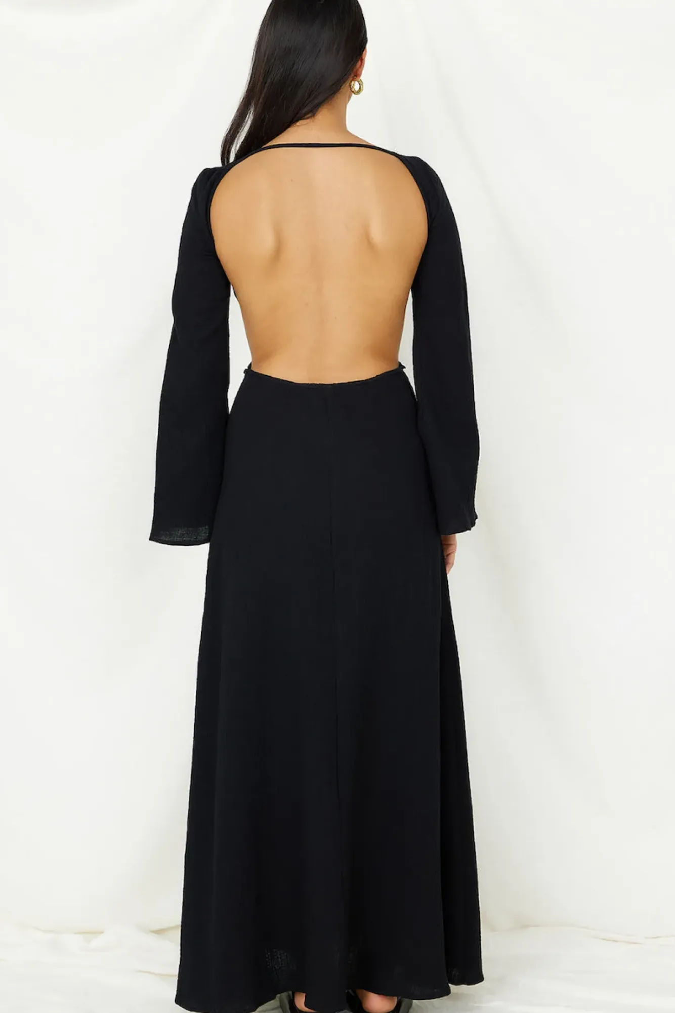 Vacation Dresses|Spring Break Dresses>SNDYS Dahlia Maxi Dress Black