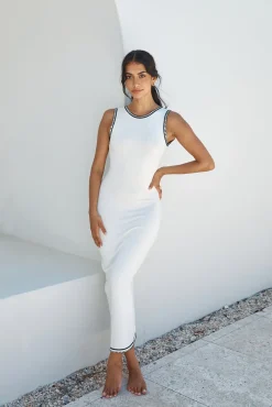 Vacation Dresses|Spring Break Dresses>SNDYS Ellery Maxi Dress White