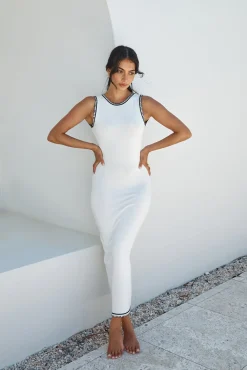 Vacation Dresses|Spring Break Dresses>SNDYS Ellery Maxi Dress White