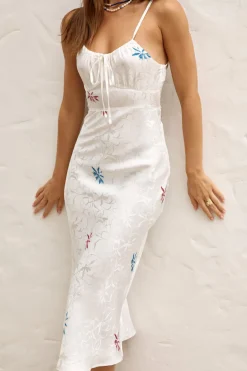 Cocktail Dresses|Spring Break Dresses>SNDYS Rosa Midi Dress White